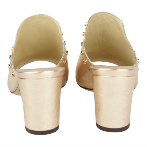 Jimmy Choo Myla Stud Mules Size 34 - Picture 3 of 5